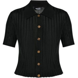 Versace Gestreepte top , Black , Dames , Maat: S