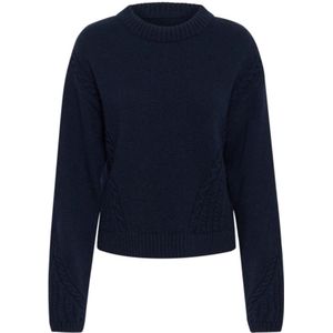 Part Two, Dames, Truien, Blauw, Maat: L Wol,