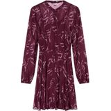 A|X Armani Exchange - XW001018AF12051FA029 - Flare Jurk - Granaatappel - Lange Mouwen