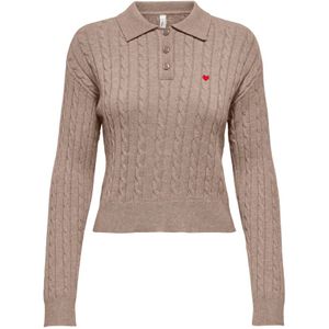 Only, Dames, Truien, Bruin, Maat: XS