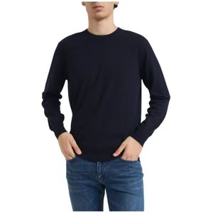 Kangra, Heren, Truien, Blauw, Maat: L Katoen,