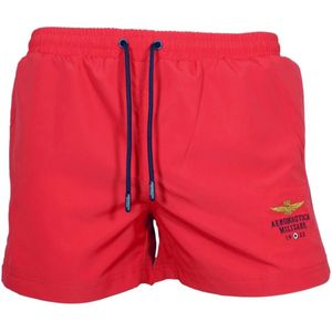 Aeronautica Militare, Heren, Badkleding, Rood, Maat: M