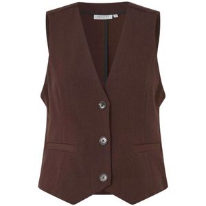 Masai, Dames, Jassen, Bruin, Maat: XS Leer,