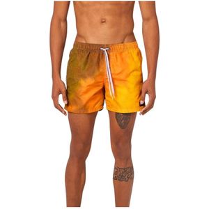 Sundek, Heren, Badkleding, Oranje, Maat: S