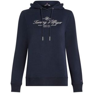 Tommy Hilfiger, Dames, Sweatshirts & Hoodies, Blauw, Maat: XL
