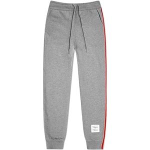 Thom Browne, Heren, Broeken, Grijs, Maat: L Katoen,