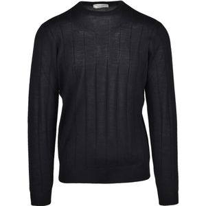 Filippo De Laurentiis, Heren, Truien, Zwart, Maat: 2XL Wol,