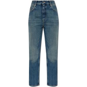 Rick Owens, Dames, Jeans, Blauw, Maat: W26 Katoen,