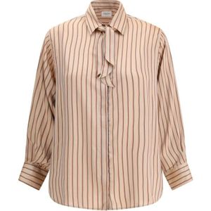 Cruna, Dames, Blouses & Shirts, Veelkleurig, Maat: M Zijde,