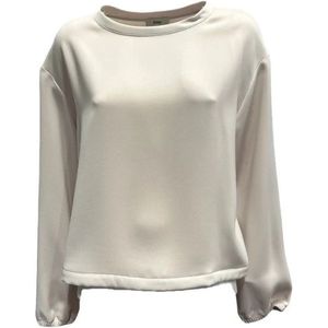 Herno, Dames, Tops, Wit, Maat: S Katoen,