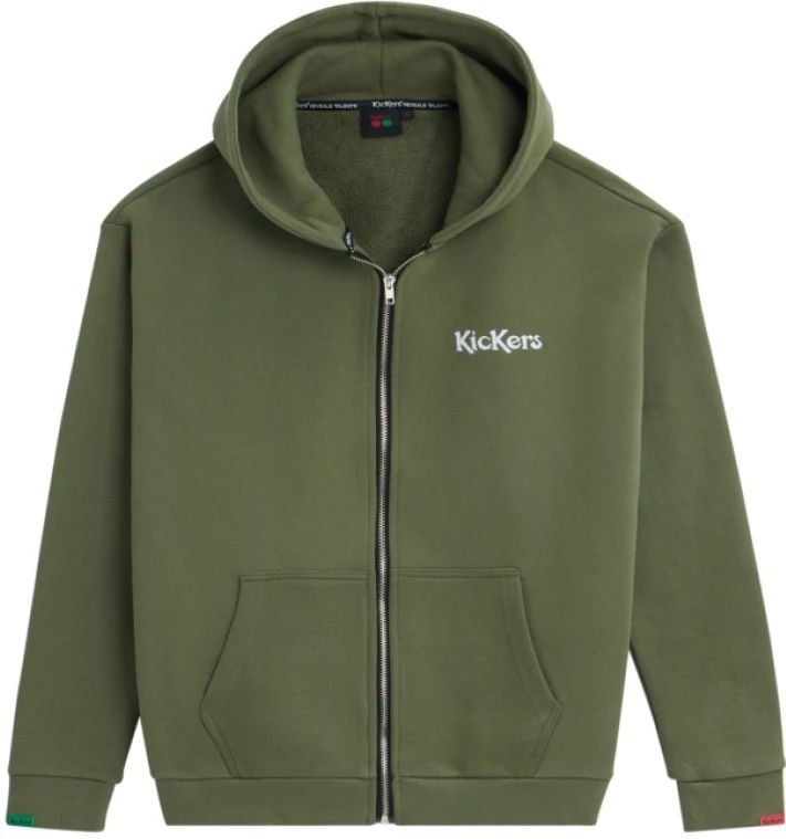 Kickers - Sweatshirt - Fleece - Met Rits - Comfortabel - Kangoeroezakken
