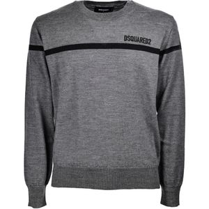 Dsquared2, Heren, Truien, Grijs, Maat: XL