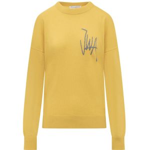 JW Anderson, Dames, Truien, Geel, Maat: M Wol,