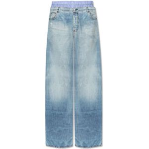 Acne Studios, Dames, Jeans, Blauw, Maat: XS