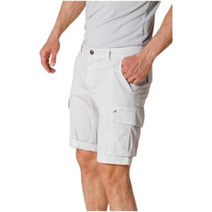 Mason's, Heren, Korte broeken, Grijs, Maat: 3XL Satijn,