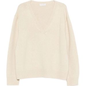 Dries Van Noten, Heren, Truien, Beige, Maat: M Kasjmier,