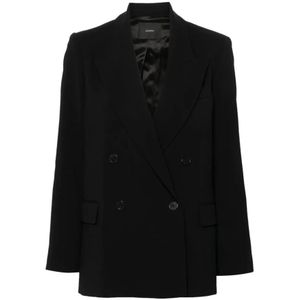 Joseph, Dames, Jassen, Zwart, Maat: XS Satijn,