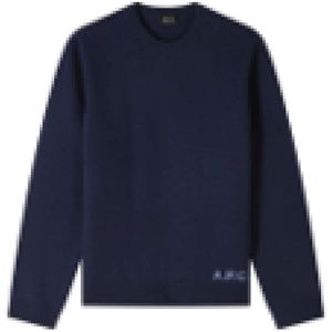 A.p.c., Heren, Sweatshirts & Hoodies, Blauw, Maat: S Wol,