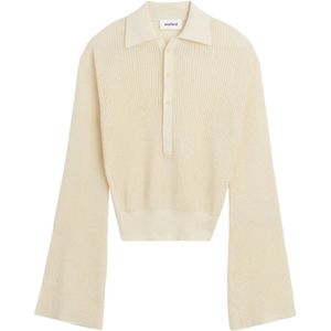 Soulland, Dames, Truien, Wit, Maat: 2Xs/Xs Poliester,