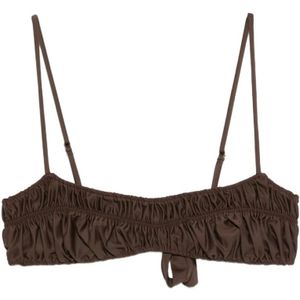 Faithfull the brand, Dames, Badkleding, Bruin, Maat: M Polyamide,