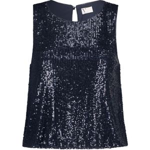 vera mont, Dames, Tops, Blauw, Maat: L