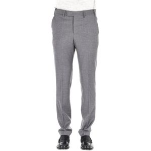 PT Torino, Heren, Broeken, Grijs, Maat: S Flanel,