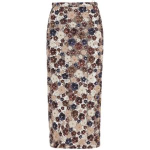 N21, Dames, Rokken, Veelkleurig, Maat: M Nylon,