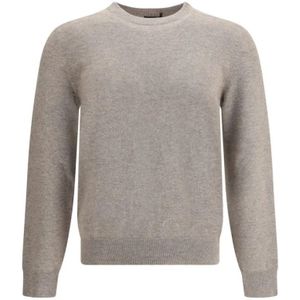 Brioni, Heren, Truien, Beige, Maat: M Kasjmier,