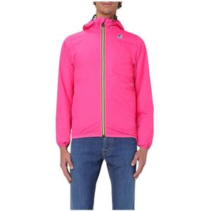 K-Way, Heren, Jassen, Roze, Maat: 2XS Polyamide,
