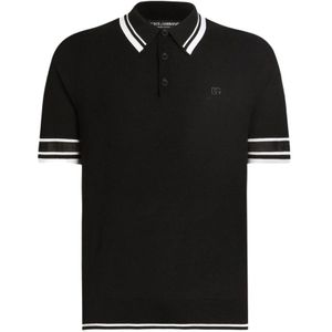 Dolce & Gabbana, Heren, Tops, Zwart, Maat: M