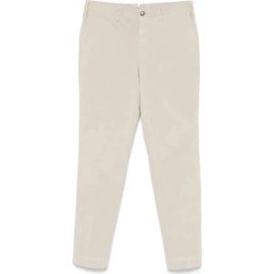 Incotex, Heren, Broeken, Grijs, Maat: M