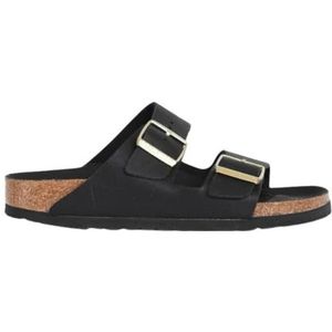 Birkenstock, Heren, Schoenen, Zwart, Maat: 42 EU Leer,