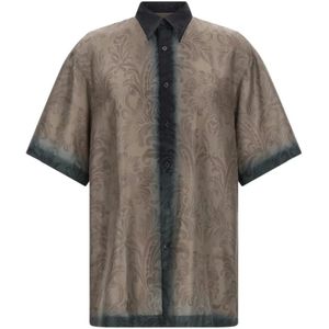 Dries Van Noten, Heren, Overhemden, Veelkleurig, Maat: S Zijde,
