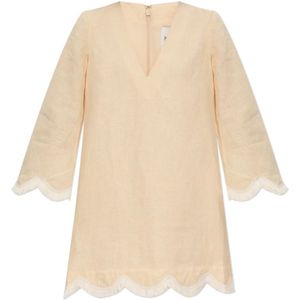 Posse, Dames, Jurken, Geel, Maat: XS Katoen,