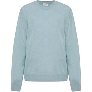 Etro, Heren, Truien, Blauw, Maat: XL Kasjmier,