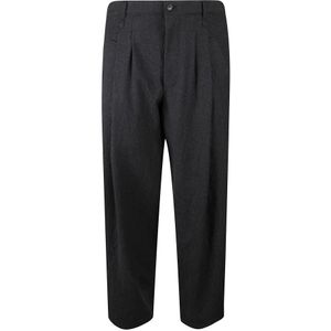 Giorgio Armani, Heren, Broeken, Blauw, Maat: L Wol,