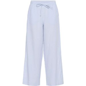 Cream - Kentucky Blue - Ribbroek - Blauw - Dames - Katoen - Elastische Taille