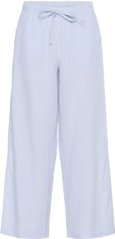 Cream - Kentucky Blue - Ribbroek - Blauw - Dames - Katoen - Elastische Taille