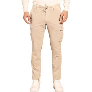 Mason's, Heren, Broeken, Beige, Maat: L Velours,