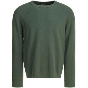 C.p. Company - Gebreide Trui - Blauw - Merinowol - Regular Fit