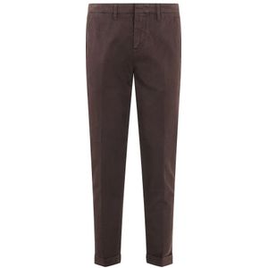 Fay, Heren, Broeken, Bruin, Maat: W38