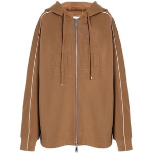 Max Mara, Dames, Sweatshirts & Hoodies, Bruin, Maat: XS
