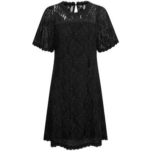 Cream - Crkit Lace Dress - Jurk - Zwart