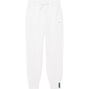 Lacoste - Sweatpants - Wit - Katoenmix - 77% Katoen, 18% Polyester, 5% Elastaan