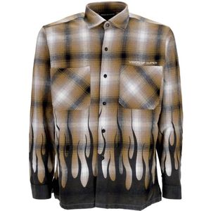 Vision OF Super, Heren, Overhemden, Veelkleurig, Maat: S Flanel,