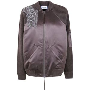 Blugirl - Bomberjack - Bruin - Wol-acryl mix - Dames