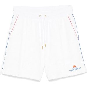 Casablanca, Heren, Korte broeken, Wit, Maat: S Katoen,