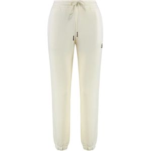 Moncler, Dames, Broeken, Wit, Maat: S Katoen,