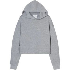 Closed, Dames, Sweatshirts & Hoodies, Grijs, Maat: S Katoen,