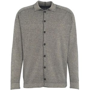 Transit, Heren, Truien, Grijs, Maat: S Katoen,